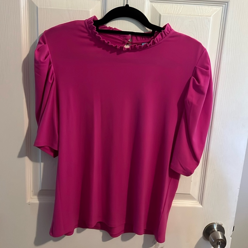 NWT CeCe pink top size XL